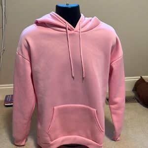 Pink oversized hoodie